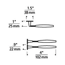 Load image into Gallery viewer, Kable Lite Soft Turnbuckles - line drawing.
