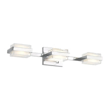Load image into Gallery viewer, Kamden LED Bath Vanity Light in Shallow/Chrome (3-Light).

