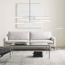 Load image into Gallery viewer, Klee LED Chandelier in living room.

