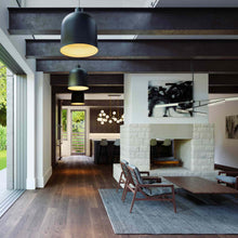 Load image into Gallery viewer, Klee LED Chandelier in living room.
