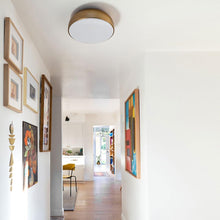Load image into Gallery viewer, Kosa LED Flush Mount Ceiling Light in hall.
