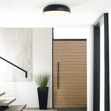 Load image into Gallery viewer, Kosa LED Flush Mount Ceiling Light in living room.
