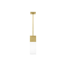 Load image into Gallery viewer, Kulma LED Pendant Light in Natural Brass (Small).
