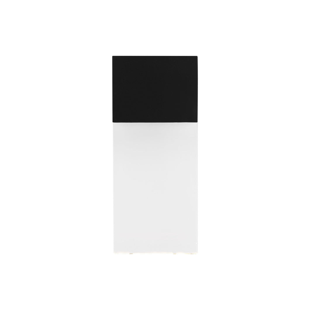 Kulma LED Wall Light in Black (Small).