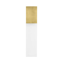 Load image into Gallery viewer, Kulma LED Wall Light in Natural Brass (Large).
