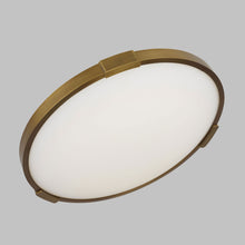 Load image into Gallery viewer, Lance LED Flush Mount Ceiling Light in Detail.
