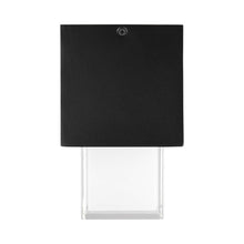 Load image into Gallery viewer, Leagan LED Flush Mount Wall Light in Black (Medium).
