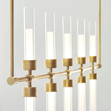 Load image into Gallery viewer, Linger LED Linear Suspension Light in Detail.
