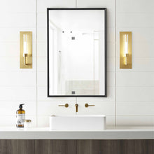 Load image into Gallery viewer, Linger LED Wall Light in bathroom.
