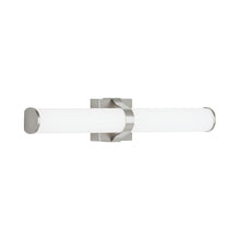 Load image into Gallery viewer, Lynk LED Bath Vanity Light in Satin Nickel.
