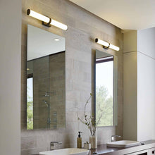 Load image into Gallery viewer, Lynk LED Bath Vanity Light in bathroom.
