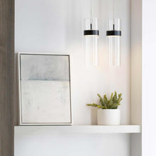 Load image into Gallery viewer, Manette Grande LED Pendant Light in living room.
