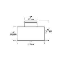 Load image into Gallery viewer, Manette LED Flush Mount Ceiling Light - line drawing.
