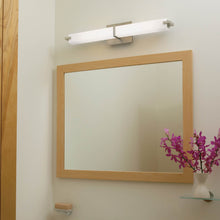 Load image into Gallery viewer, Metro LED Bath Vanity Light in bathroom.
