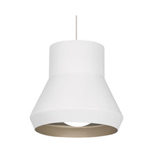 Load image into Gallery viewer, Milo Pendant Light in White/Champagne.

