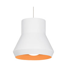 Load image into Gallery viewer, Milo Pendant Light in White/Orange.
