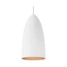 Load image into Gallery viewer, Mini Signal Low Voltage Pendant Light in Rubberized White/Copper.
