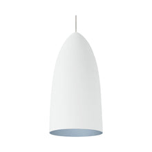 Load image into Gallery viewer, Mini Signal Low Voltage Pendant Light in Rubberized White/Blue.

