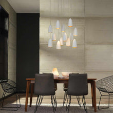 Load image into Gallery viewer, Mini Signal Low Voltage Pendant Light in dining room.
