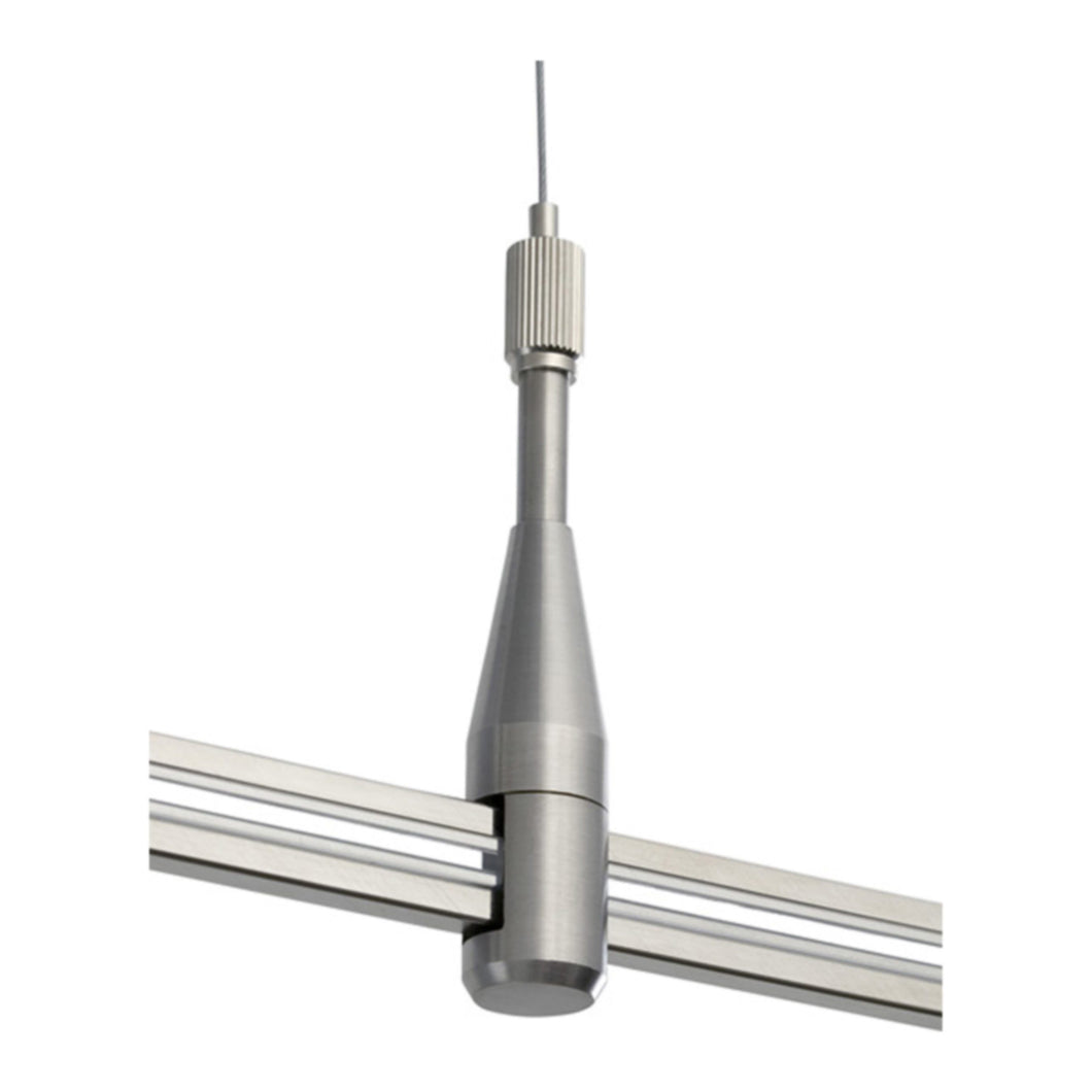 MonoRail Adjustable Standoff in Satin Nickel.