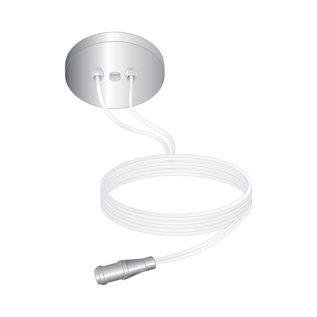MonoRail Center Power Feed in Single/Satin Nickel.
