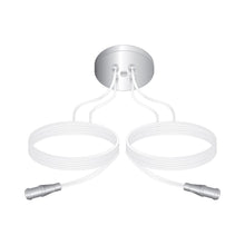 Load image into Gallery viewer, MonoRail Center Power Feed in Dual/Satin Nickel.
