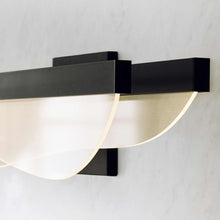 Load image into Gallery viewer, Nyra LED Bath Wall Light in Detail.
