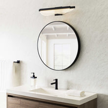 Load image into Gallery viewer, Nyra LED Bath Wall Light in bathroom.
