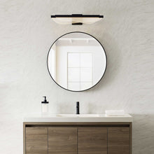 Load image into Gallery viewer, Nyra LED Bath Wall Light in bathroom.
