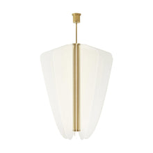 Load image into Gallery viewer, Nyra LED Pendant Light in Plated Brass (Large).
