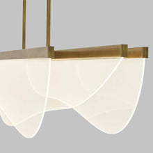 Load image into Gallery viewer, Nyra LED Linear Suspension Light in Detail.

