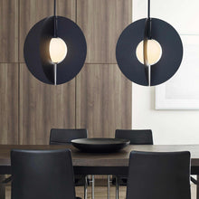 Load image into Gallery viewer, Orbel Round Pendant Light in dining room.
