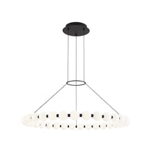 Load image into Gallery viewer, Orbet LED Chandelier in Nightshade Black (Medium).
