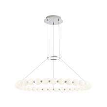 Load image into Gallery viewer, Orbet LED Chandelier in Polished Nickel (Medium).
