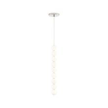 Load image into Gallery viewer, Orbet LED Pendant Light in Polished Nickel (9-Light).
