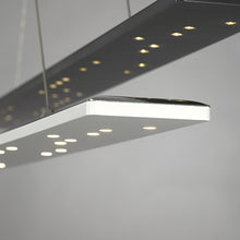 Load image into Gallery viewer, Parallax LED Linear Suspension Light in Detail.
