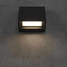 Load image into Gallery viewer, Pitch Single Outdoor LED Wall Light in Detail.
