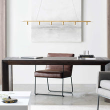 Load image into Gallery viewer, Ponte LED Linear Pendant Light in office.

