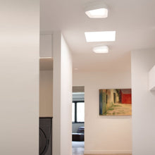 Load image into Gallery viewer, Rhonan LED Flush Mount Ceiling Light in Hallway.
