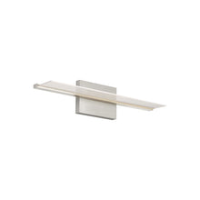 Load image into Gallery viewer, Span LED Bath Vanity Light in Satin Nickel (Small).
