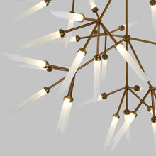 Load image into Gallery viewer, Spur LED Chandelier in Detail.
