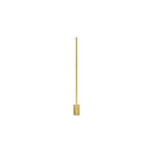 Load image into Gallery viewer, Stagger LED Wall Light in Natural Brass (Medium).
