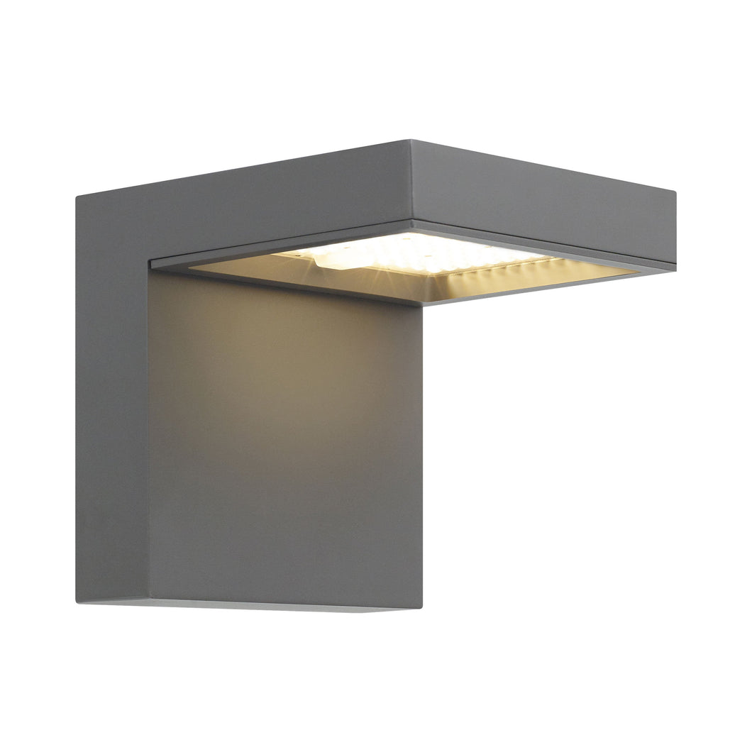 Taag 10 Outdoor LED Wall Light in Charcoal.