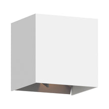 Load image into Gallery viewer, Vex 5 Outdoor LED Wall Light in White.
