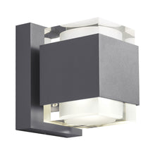 Load image into Gallery viewer, Voto Up / Downlight Outdoor LED Wall Light in Large/Charcoal.
