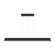 Load image into Gallery viewer, Zhane LED Linear Suspension Light in Black Rubberized.
