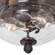 Load image into Gallery viewer, Merrimack Outdoor Flush Mount Ceiling Light in Detail.
