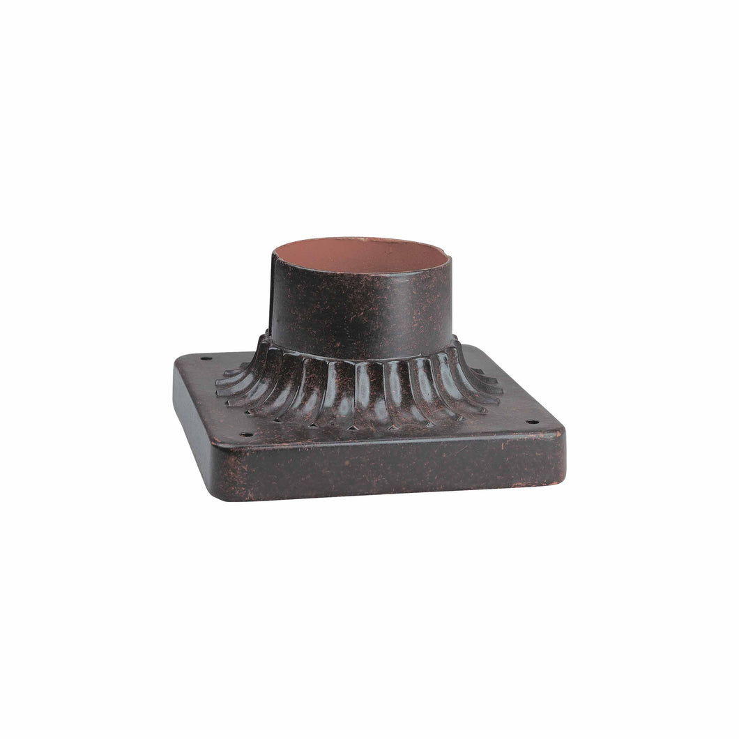 The Great Outdoors Pier Mount in Corona Bronze (3.5-Inch).