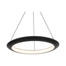 Load image into Gallery viewer, The Ring LED Pendant Light in Black.
