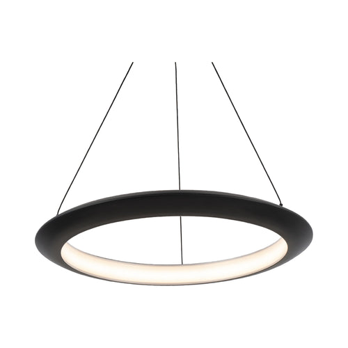 The Ring LED Pendant Light in Black.